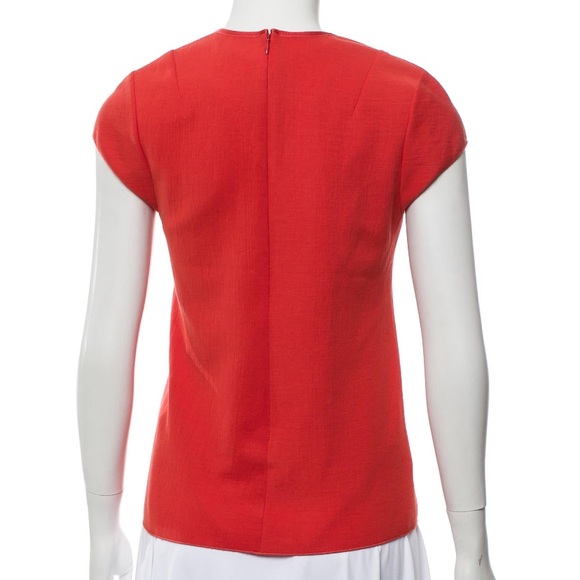 Red Stella McCartney crew neck top - Picture 3 of 3